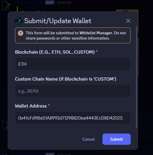 Supports MultiChain